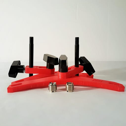 2 pack rim mount red