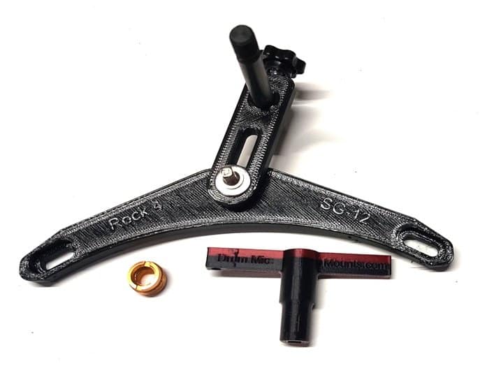black rim mount
