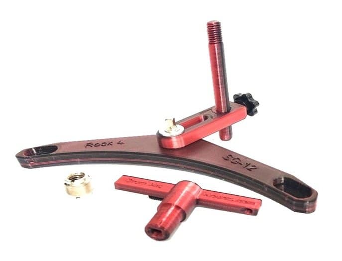 Black Red Rim Mount
